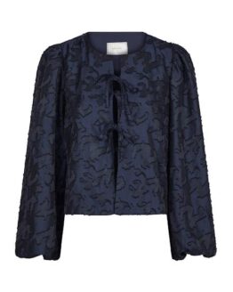 Neo Noir Daliska Artwork Blouse Navy